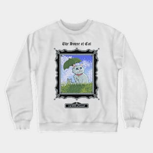 Cat Pixel Art Cat Portrait Artistic Cats Crewneck Sweatshirt